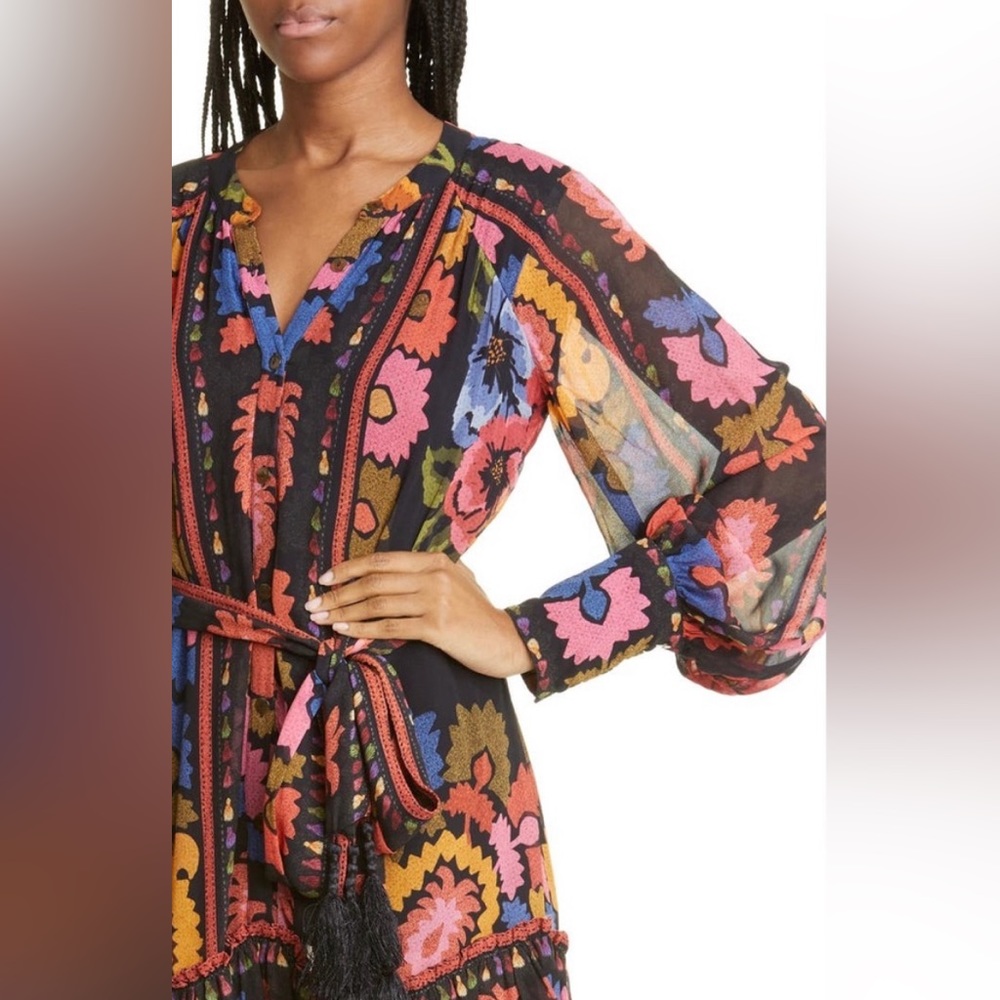 Farm Rio | Flowers Tapestry Mini Dress Size XS